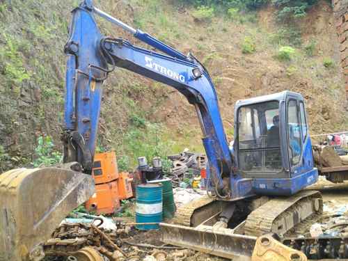 河南出售转让二手5632小时2010年山重建机GC60挖掘机