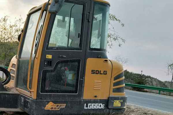 甘肃出售转让二手5000小时2011年临工LG660E挖掘机