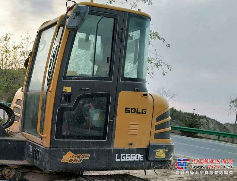 甘肃出售转让二手5000小时2011年临工LG660E挖掘机