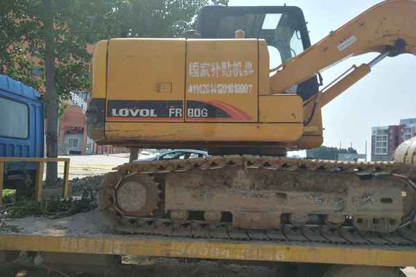 河南出售转让二手3000小时2013年福田雷沃FR80G挖掘机