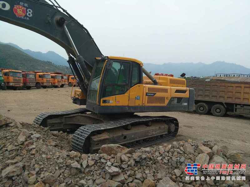 山西出售转让二手15355小时2012年沃尔沃EC480DL挖掘机