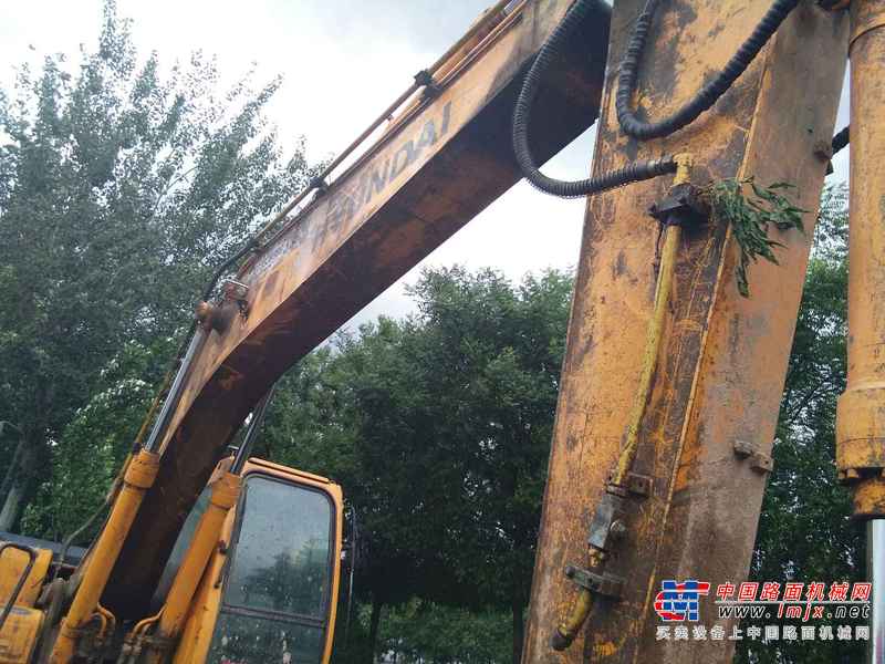 山西出售转让二手9500小时2008年现代轮挖R210W挖掘机