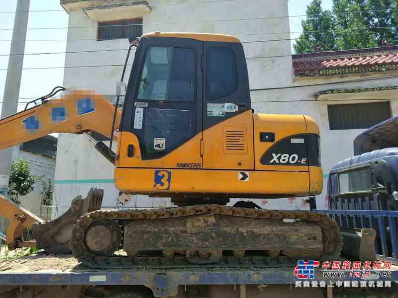 河南出售转让二手1700小时2016年犀牛重工XN80挖掘机