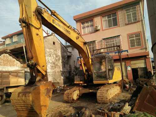 陕西出售转让二手1500小时2008年住友SH210挖掘机