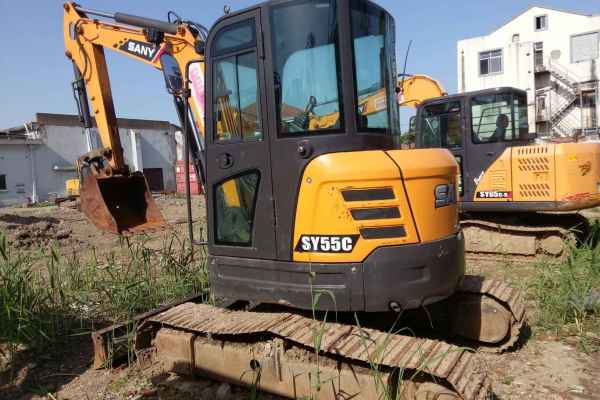 江苏出售转让二手3000小时2015年三一重工SY55挖掘机