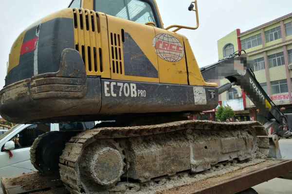 河南出售转让二手6000小时2011年沃尔沃EC55BPRO挖掘机