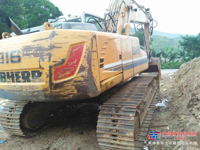 云南出售转让二手7000小时2010年利勃海尔R916LC挖掘机