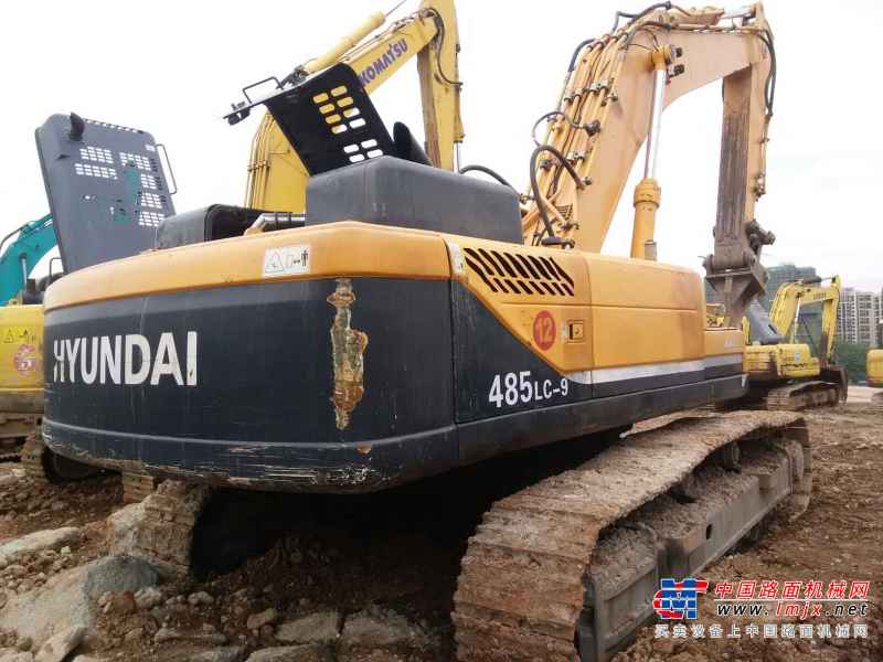 湖南出售转让二手9350小时2010年现代R485LC挖掘机