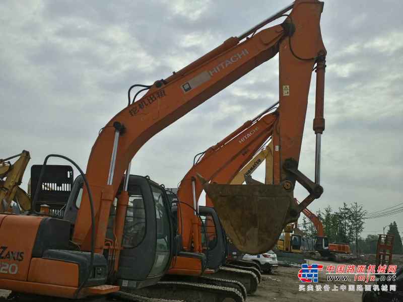 浙江出售转让二手12000小时2008年日立EX120挖掘机