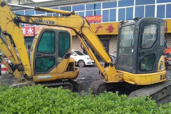 山西出售转让二手6000小时2010年小松PC55MR挖掘机