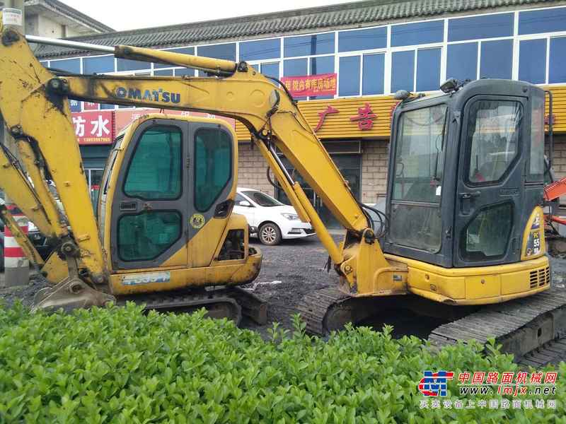 山西出售转让二手6000小时2010年小松PC55MR挖掘机
