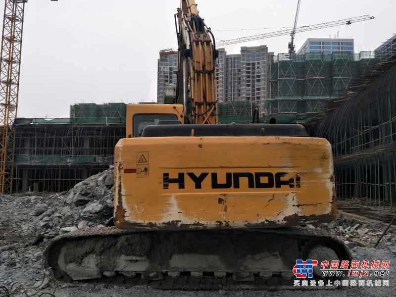 江西出售转让二手12000小时2008年现代R225LC挖掘机