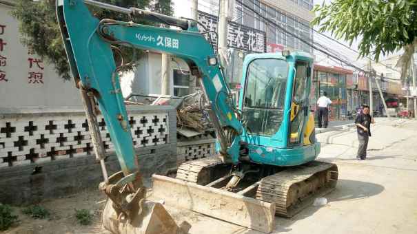 河北出售转让二手7000小时2009年久保田KX161挖掘机