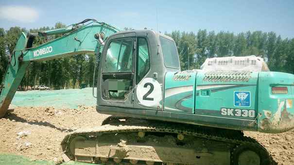河北出售转让二手18000小时2008年神钢SK260挖掘机