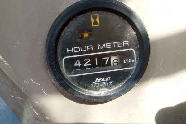 河北出售转让二手4217小时2008年现代轮挖R130WD挖掘机