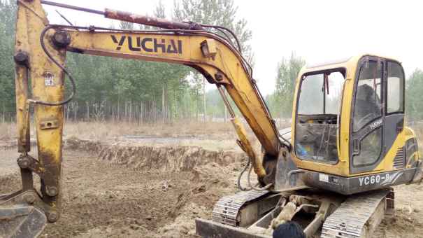 河北出售转让二手8500小时2010年玉柴YC60挖掘机