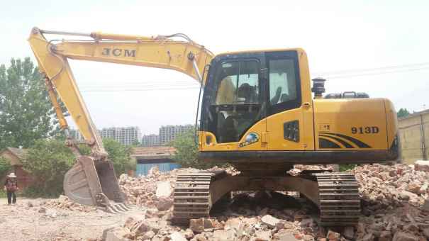 山东出售转让二手3800小时2012年山重建机JCM913D挖掘机