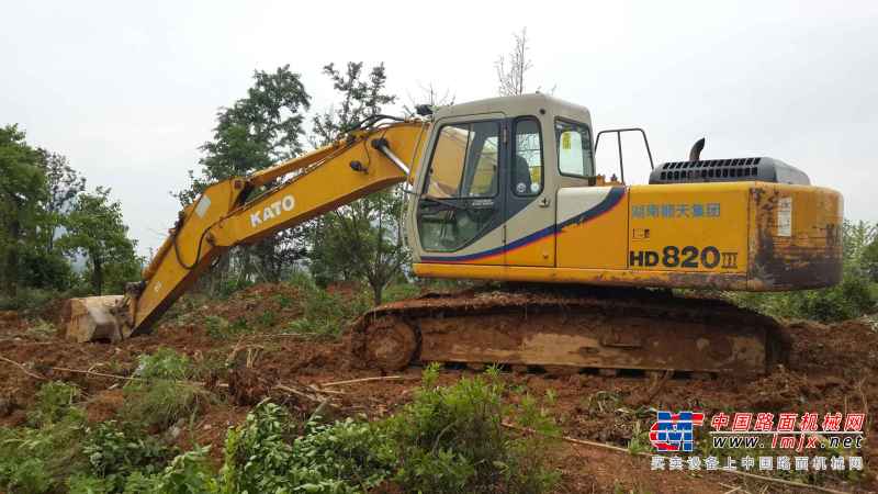 湖南出售转让二手7500小时2012年加藤HD820II挖掘机