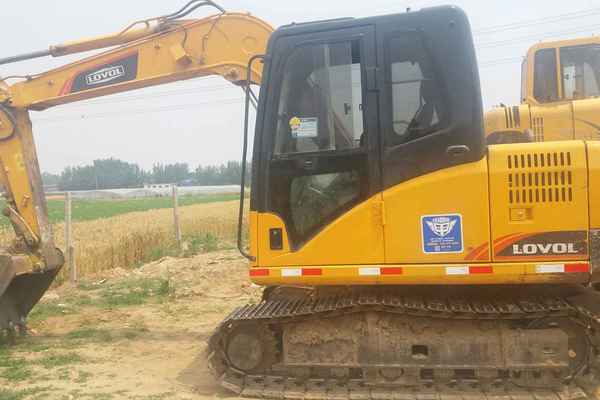 山东出售转让二手5300小时2014年福田雷沃FR80G挖掘机