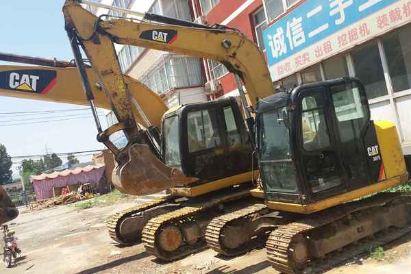 河南出售转让二手4500小时2014年卡特彼勒307E挖掘机