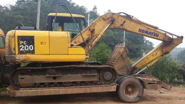 湖南出售转让二手9100小时2012年小松PC130挖掘机