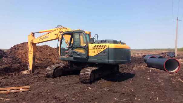 黑龙江出售转让二手8145小时2011年现代R225LC挖掘机