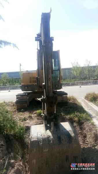 山东出售转让二手7500小时2010年沃尔沃EC55B挖掘机