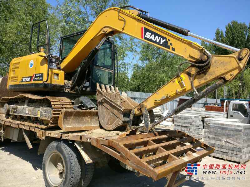 河北出售转让二手6000小时2010年三一重工SY75C挖掘机