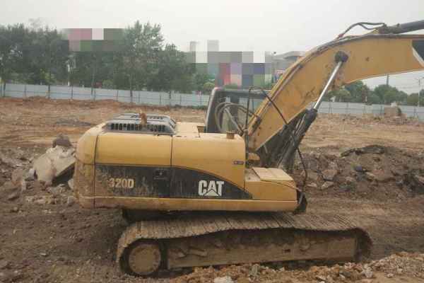 山东出售转让二手12000小时2008年卡特彼勒320D挖掘机