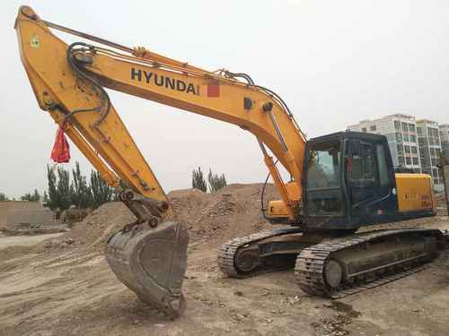 甘肃出售转让二手6000小时2010年现代R225LC挖掘机