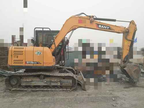 甘肃出售转让二手3000小时2014年三一重工SY75C挖掘机