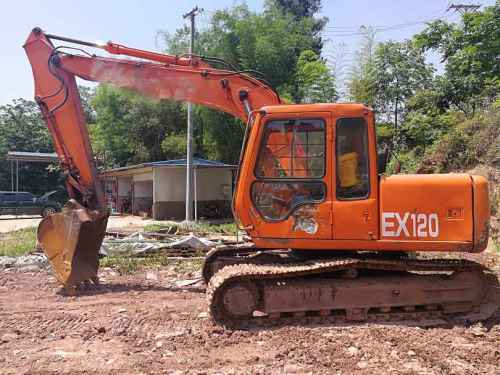 四川出售转让二手19865小时2003年日立EX120挖掘机