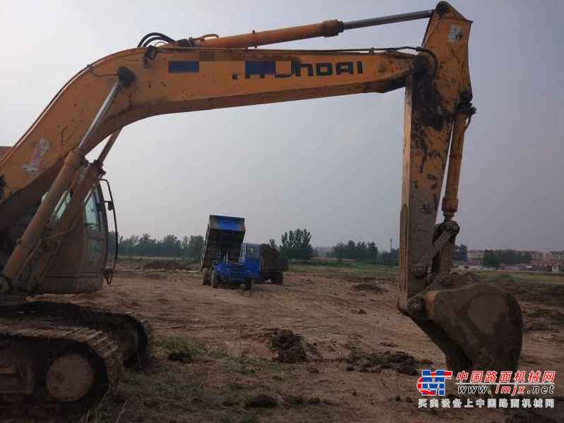 山东出售转让二手9600小时2008年现代R215挖掘机