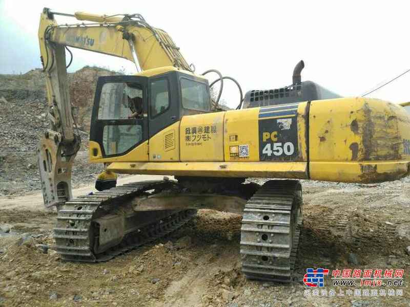 河南出售转让二手9000小时2010年小松PC450LC挖掘机