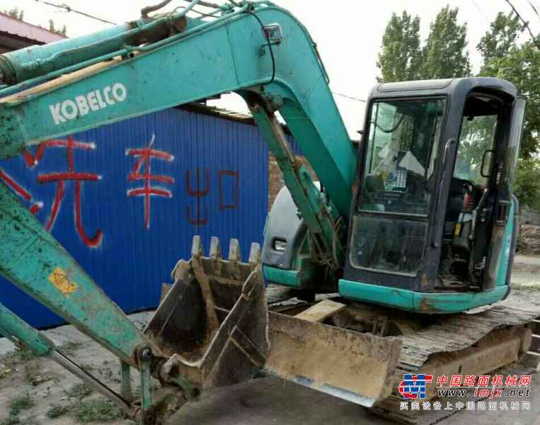 天津出售转让二手8000小时2007年神钢SK75挖掘机