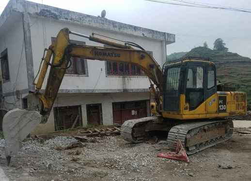 贵州出售转让二手6800小时2007年海斗HW130挖掘机