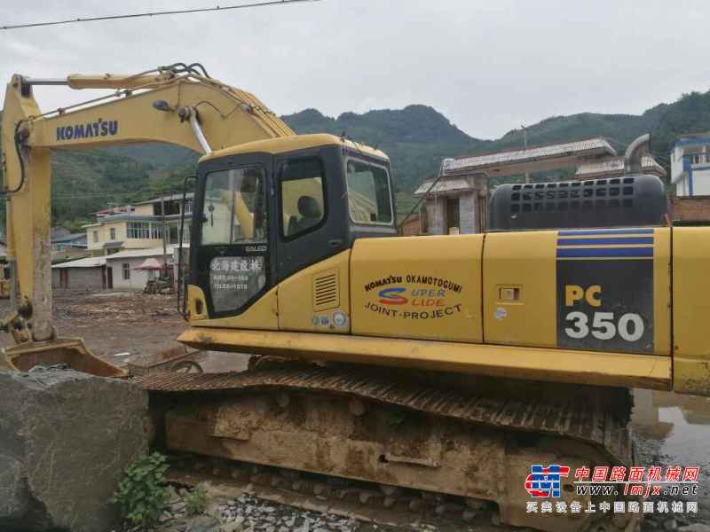 云南出售转让二手9652小时2005年小松PC350挖掘机