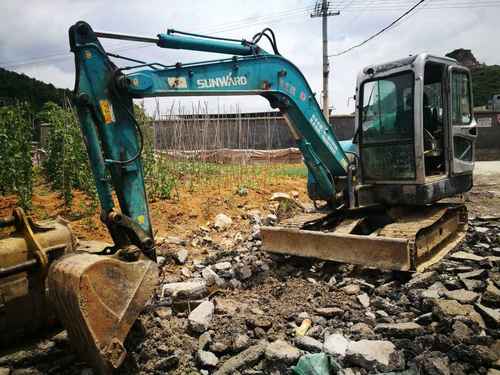 贵州出售转让二手8623小时2009年山河智能SWE60H挖掘机