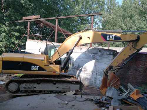 河南出售转让二手9349小时2010年卡特彼勒320D挖掘机