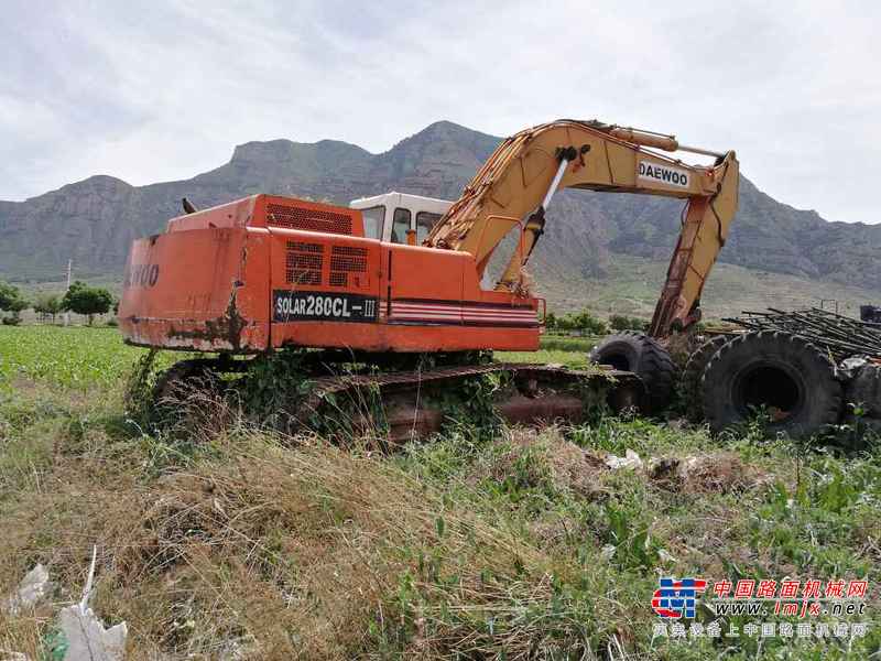 山西出售转让二手19000小时2003年大宇DH280III挖掘机