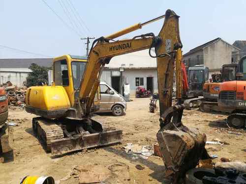 江苏出售转让二手8000小时2008年现代R55挖掘机
