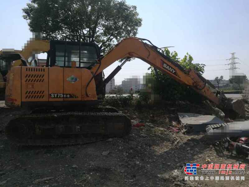 江苏出售转让二手3500小时2015年三一重工SY75C挖掘机