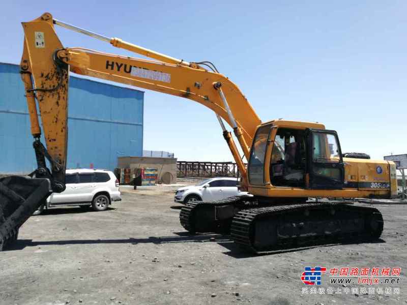 内蒙古出售转让二手10000小时2009年现代R305LC挖掘机