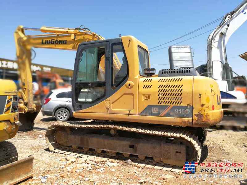 陕西出售转让二手5000小时2011年柳工CLG915D挖掘机