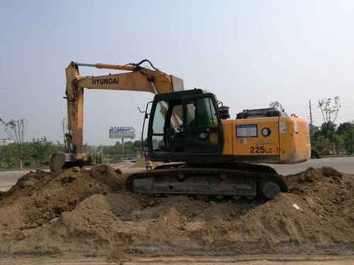 山东出售转让二手5423小时2011年现代R225LC挖掘机
