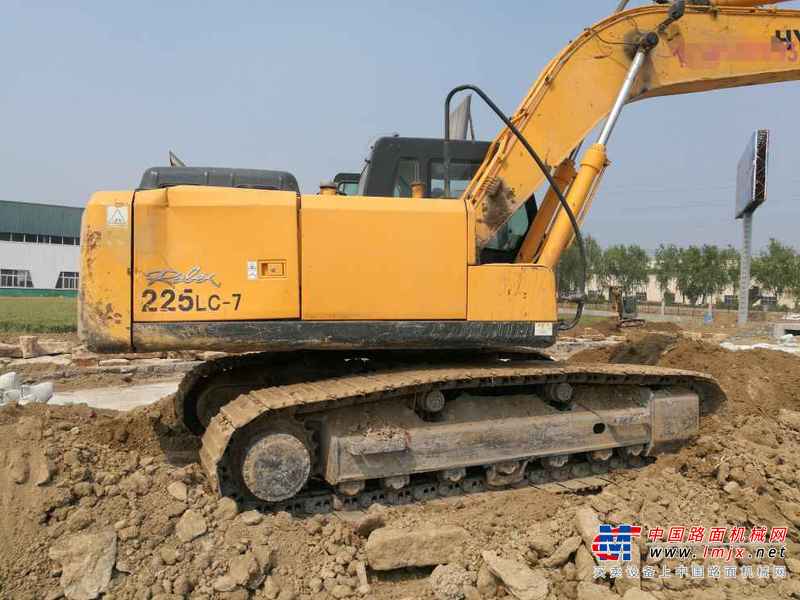 山东出售转让二手5423小时2011年现代R225LC挖掘机