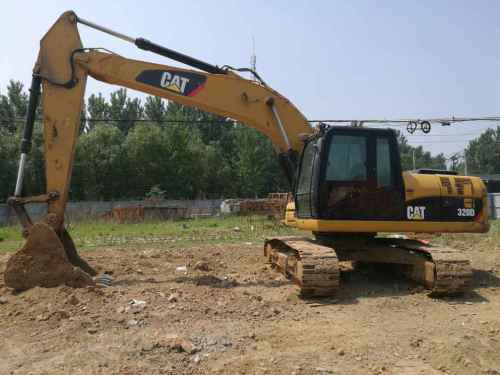 河南出售转让二手7400小时2011年卡特彼勒320D挖掘机