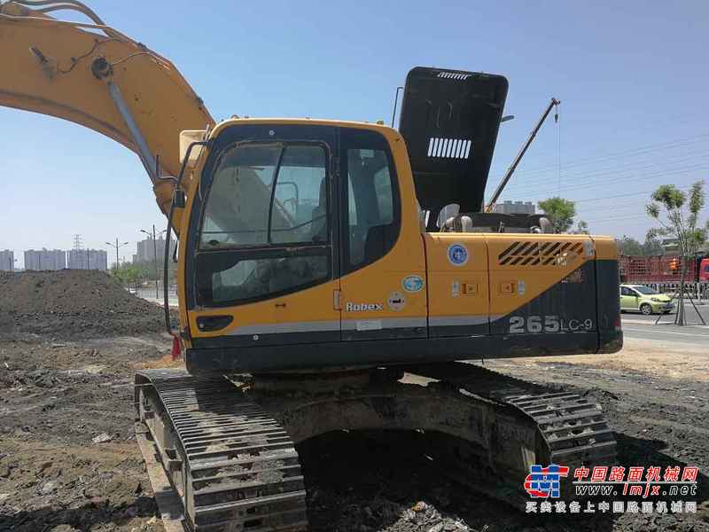 山西出售转让二手7500小时2011年现代R225LC挖掘机