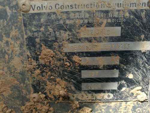 江西出售转让二手10000小时2009年沃尔沃EC210B挖掘机