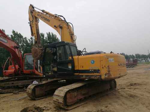 山东出售转让二手9852小时2007年现代R225挖掘机